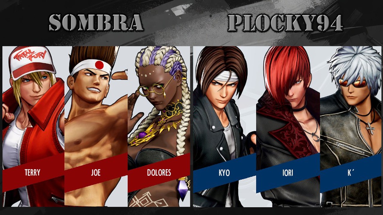 TERRY, JOE, DOLORES ⚡ SOMBRA VS PLOCKY94 ⚡ KYO, IORI, K | THE KING OF FIGHTERS XV