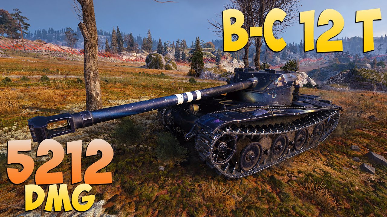 B-C 12 t - 5 Kills 5.2K DMG - Опытный! - Мир Танков
