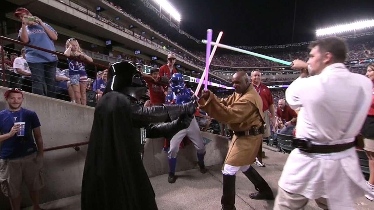 TB@TEX: Globe Life Park celebrates Star Wars Night