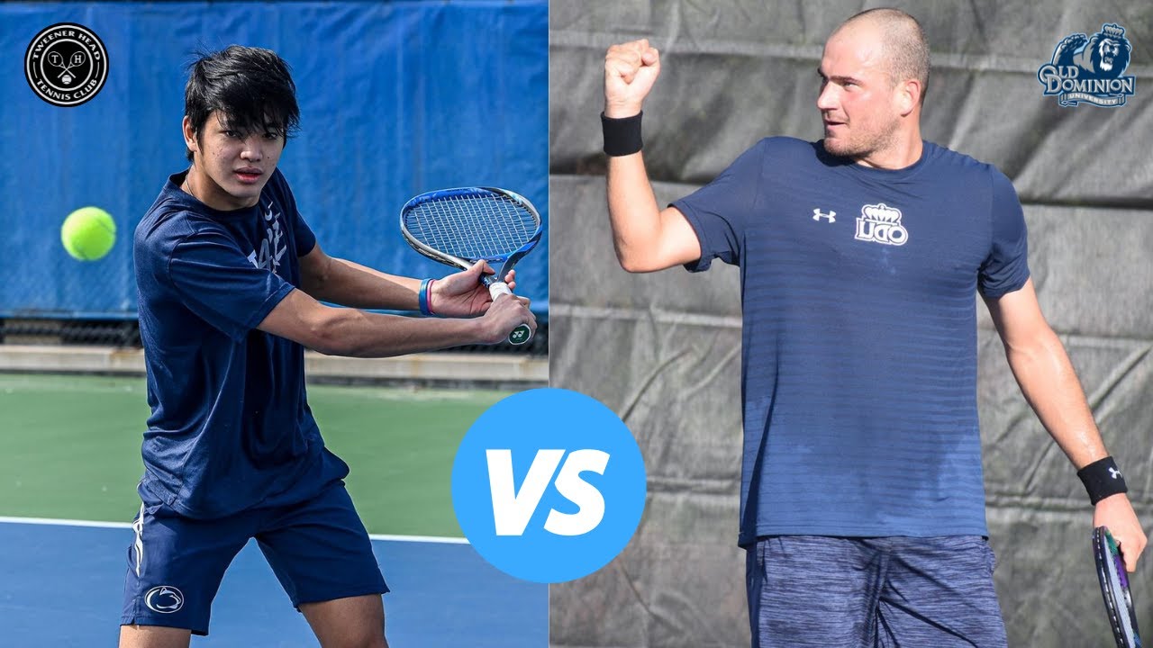 College Tennis Matchup - Yevhen (ODU) vs. Eala (PSU) Highlights