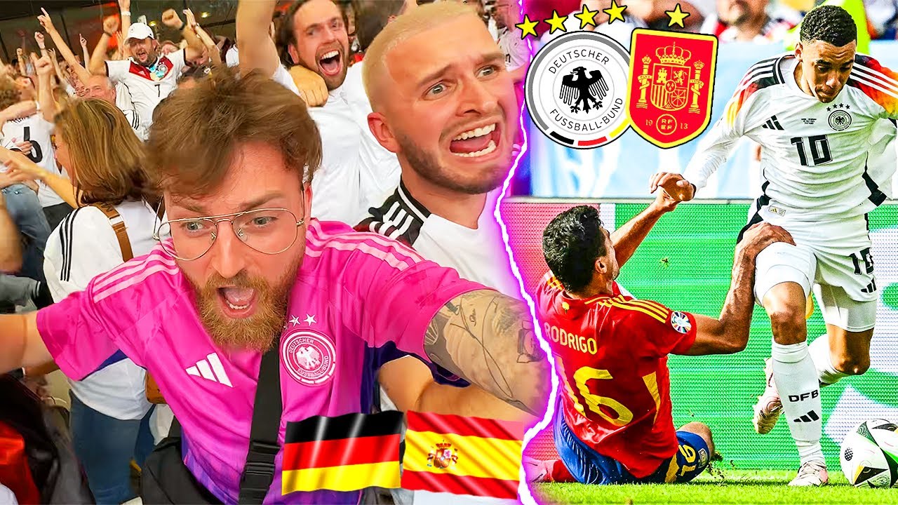 Deutschland vs. Spanien - EM Stadionvlog 🇩🇪🇪🇸 | PURER WAHNSINN 😭 | ViscaBarca
