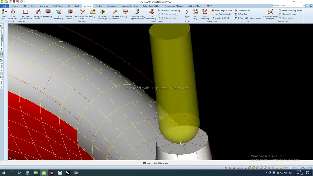 Alphacam Kompleks yüzey işleme yöntemleri Part - 1