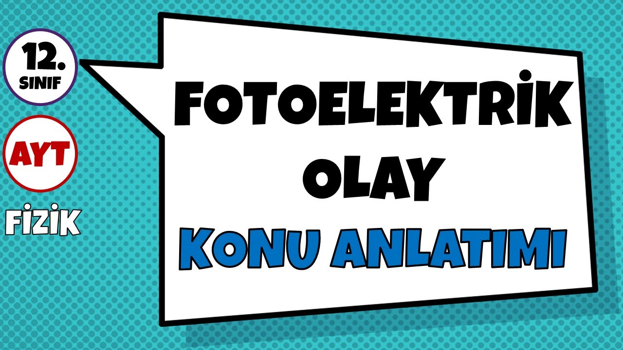 ❌7 PARÇADA DEĞİL, TEK PARÇADA TÜM DETAYLAR✅ | Fotoelektrik Olay
