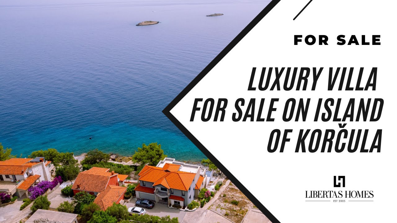 Luxury villa for sale in Prigradica on island of Korčula