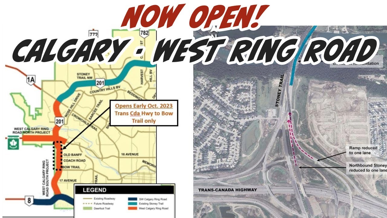 West Ring Road Calgary - Now OPEN - POV Drive #newroad #calgary #calgaryalberta