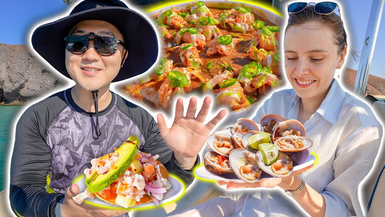 MARISCOS FRESCOS de BAJA CALIFORNIA SUR con @ShannonLeeman.