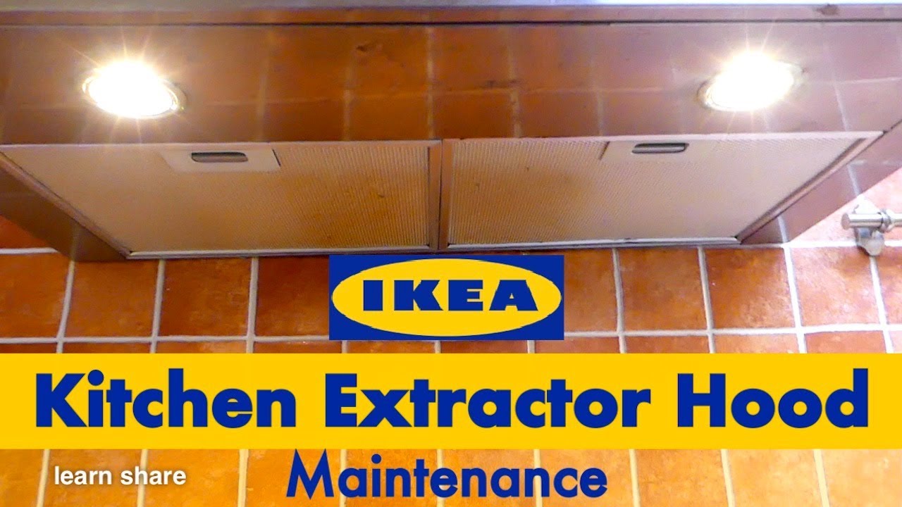 How to Clean a Kitchen Range Hood - Cleaning a Kitchen Extractor Fan