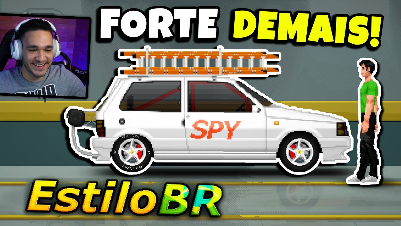FIAT UNO TURBO com MOTOR de OPALA e TRAÇÃO TRASEIRA! Estilo Br