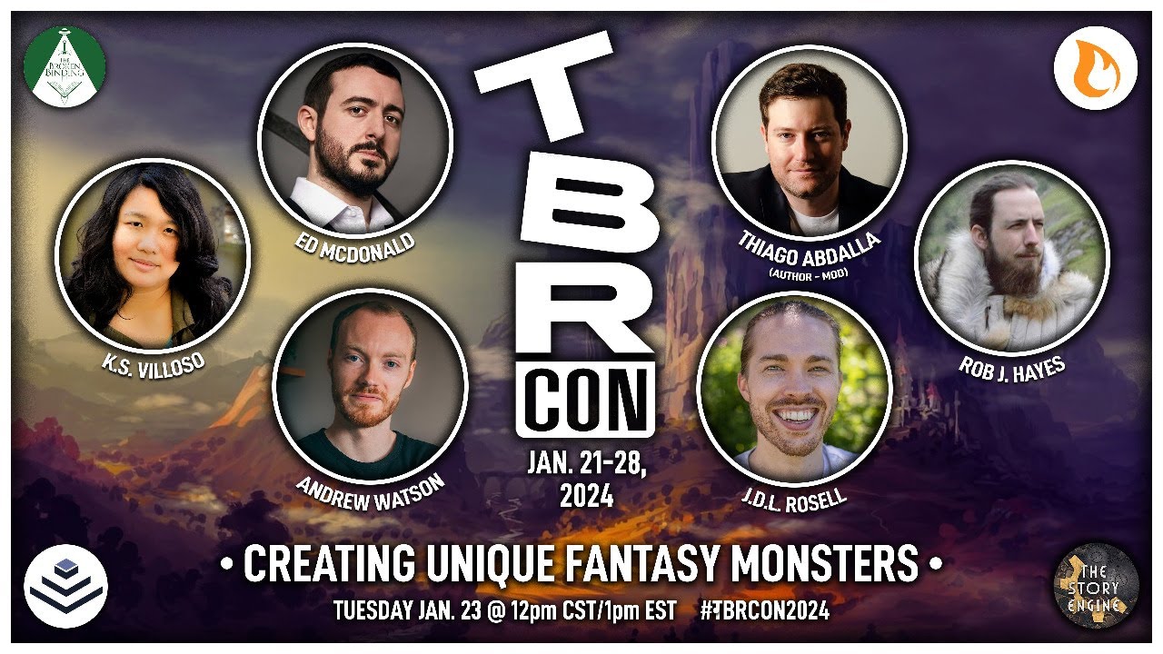 TBRCon2024 Panel 8 | Creating Unique Fantasy Monsters with Thiago Abdalla, Ed McDonald & More