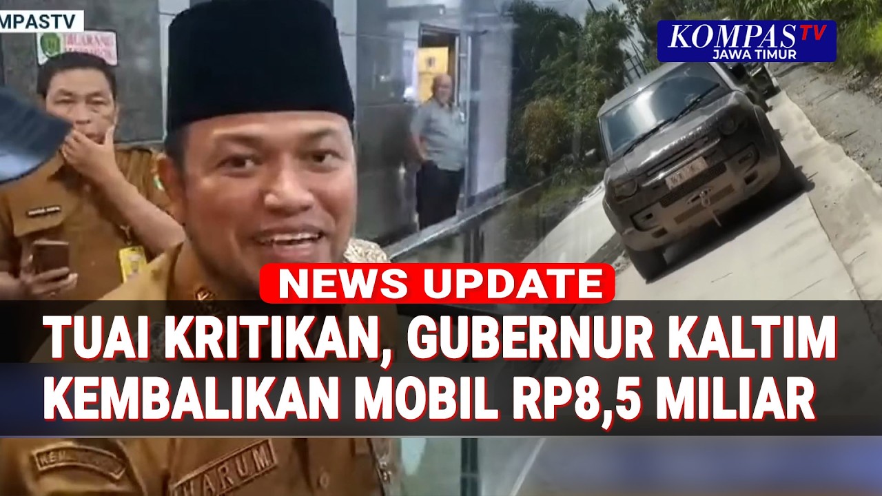 Usai Tuai Kritikan, Gubernur Kaltim Kembalikan Mobil Dinas Mewah Senilai RP8,5 Miliar