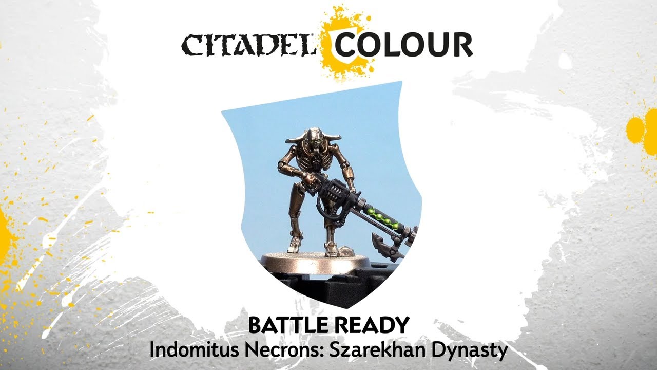 How to Paint: Battle Ready Indomitus Necrons – Szarekhan Dynasty