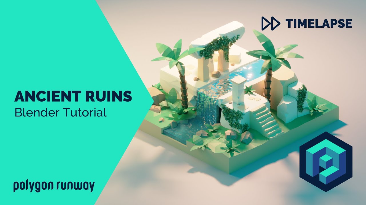 Ancient Ruins - Blender 2.8 Low Poly 3D Modeling Tutorial