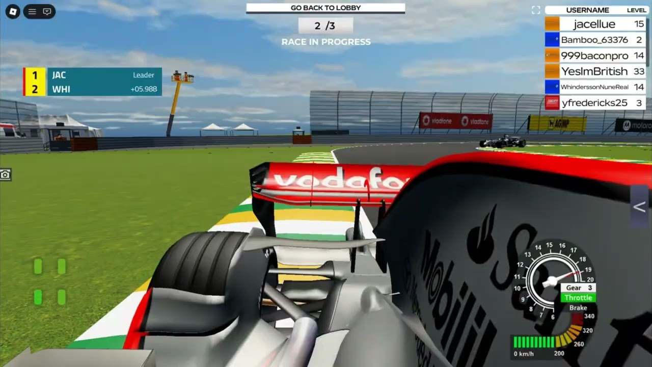 racing in public server