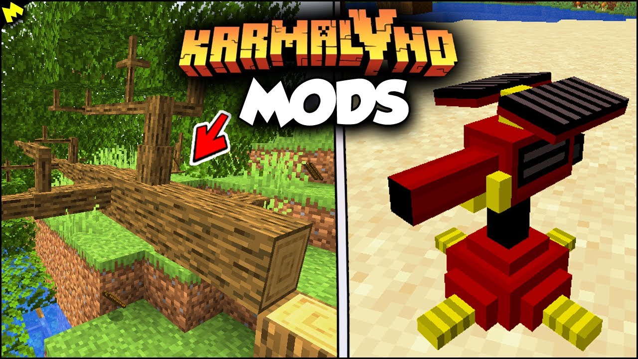 KARMALAND 5: TOP 10 MODS DIVERTIDOS Y &Uacute;TILES 1.18.2 y 1.19+