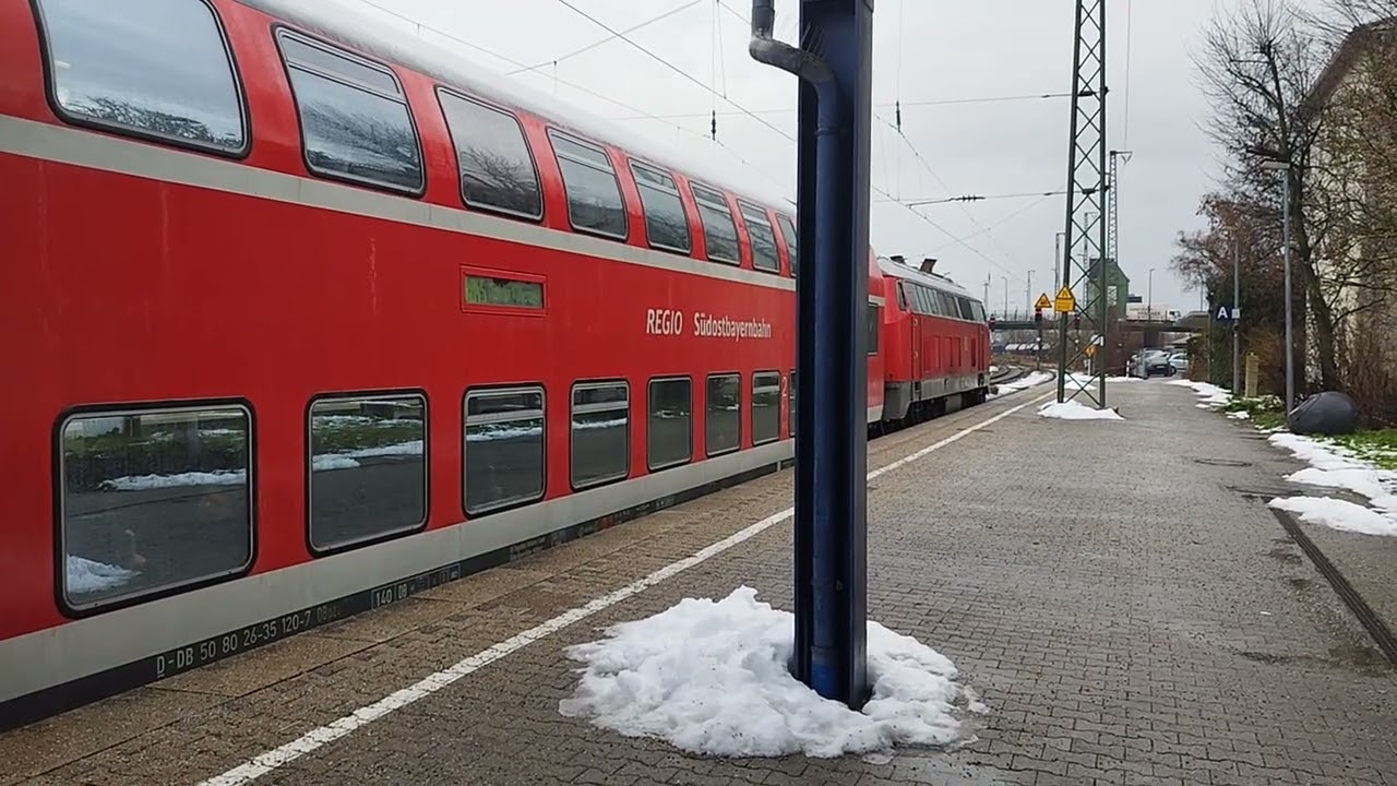 DB 218 R 40 Sound ausfahrt nach Mühldorf #trainspotting