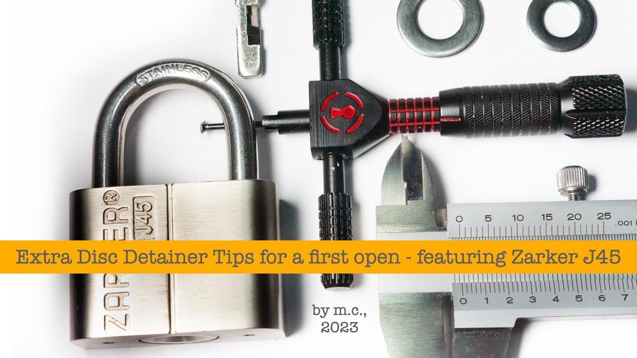 Выбираете свой первый дисковый замок? Несколько (ещё) советов &mdash; с ZarkerJ45