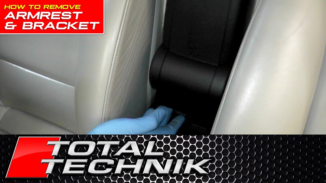 Как снять подлокотник и его кронштейн — Audi A4 S4 RS4 (B6 B7)