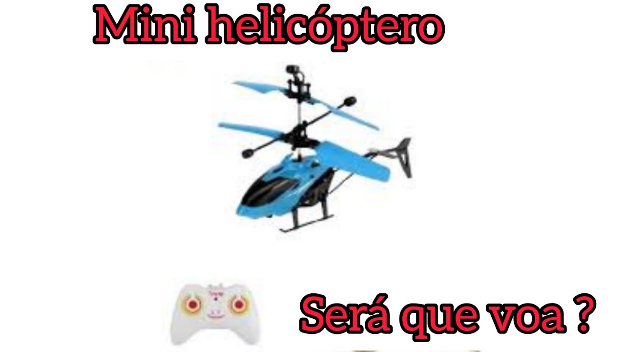 Mini helicóptero de controle remoto da shopee
