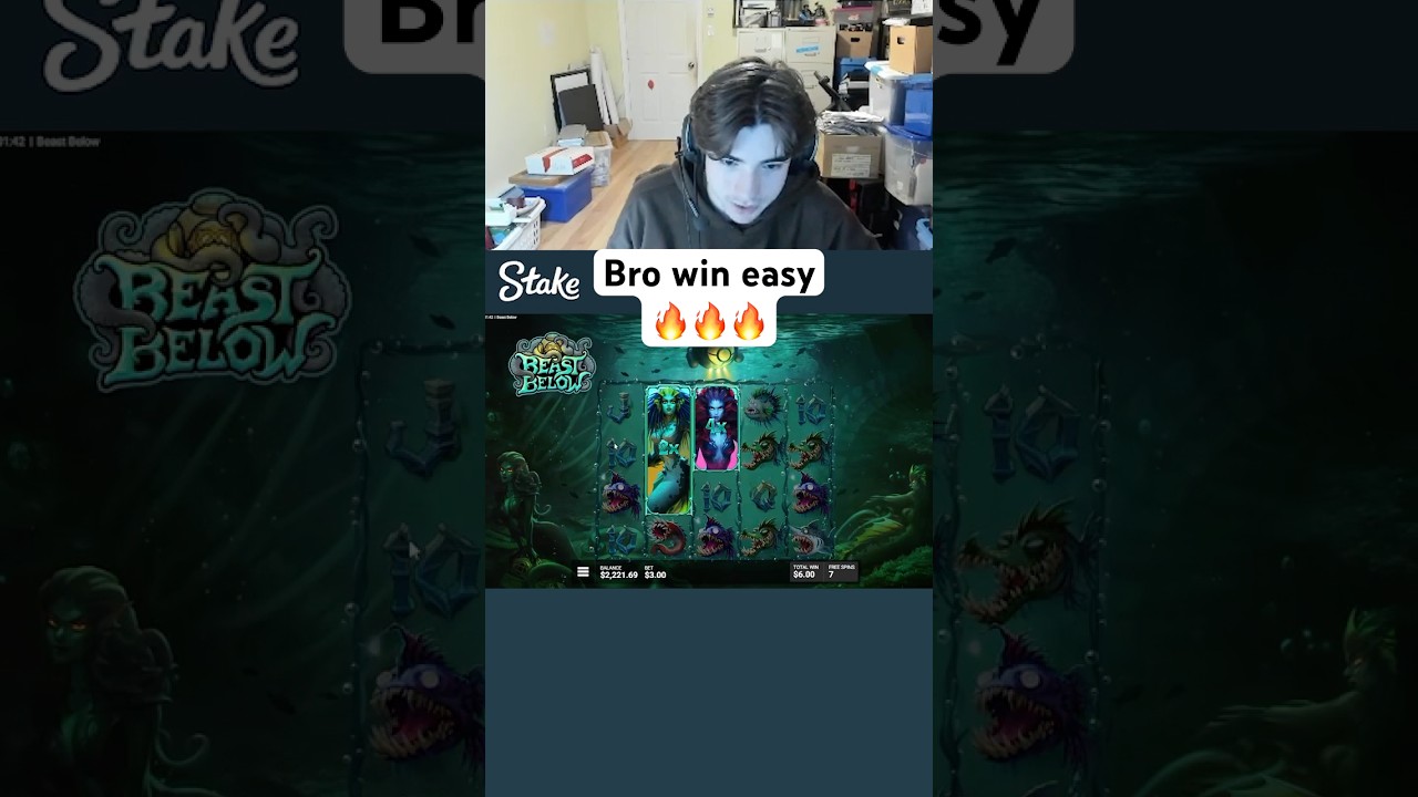 I hit 200x easy on beast below 💪🏻💪🏻 #shorts #slots #stake #bigwin #maxwin