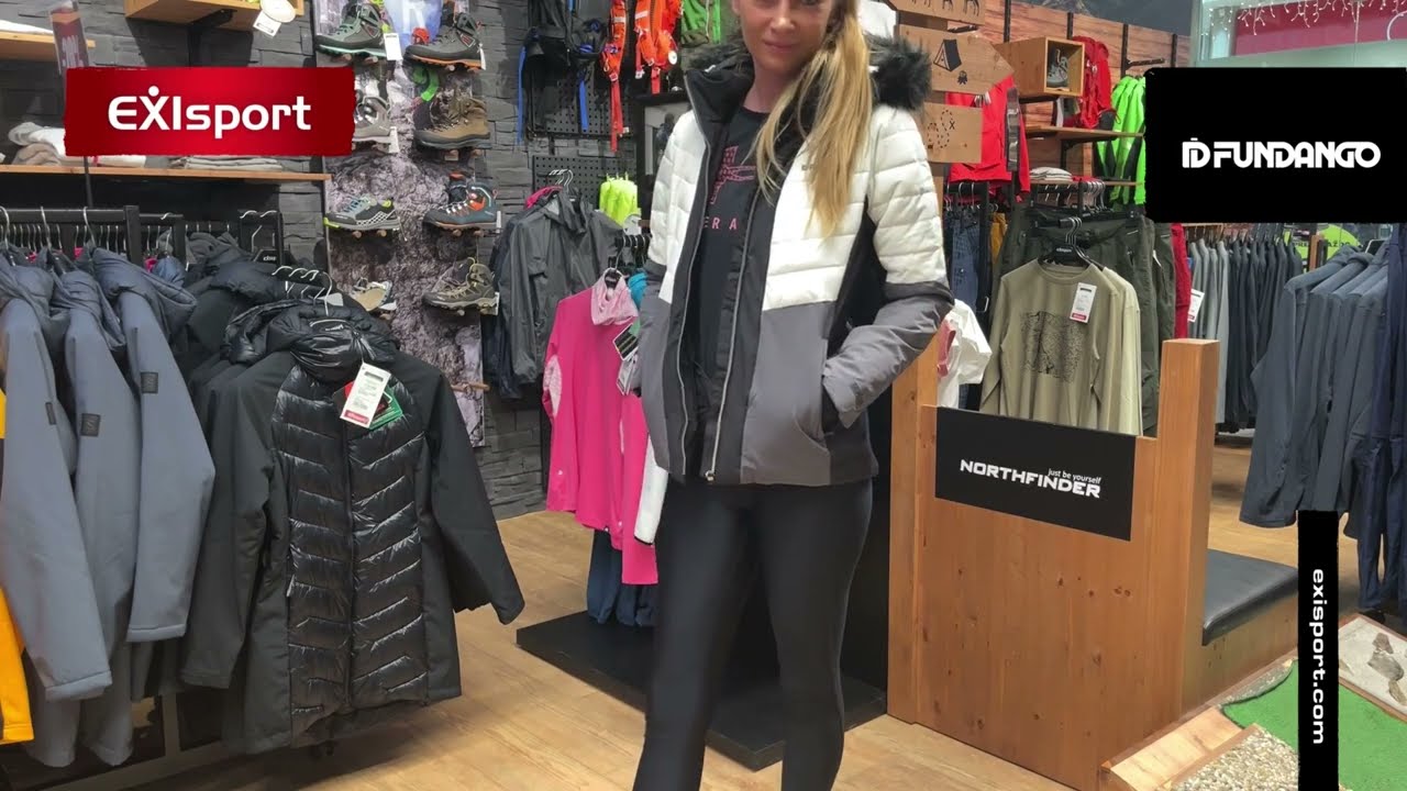 D&aacute;mska lyžiarska bunda FUNDANGO-Salina Padded Jacket-890-black - EXIsport