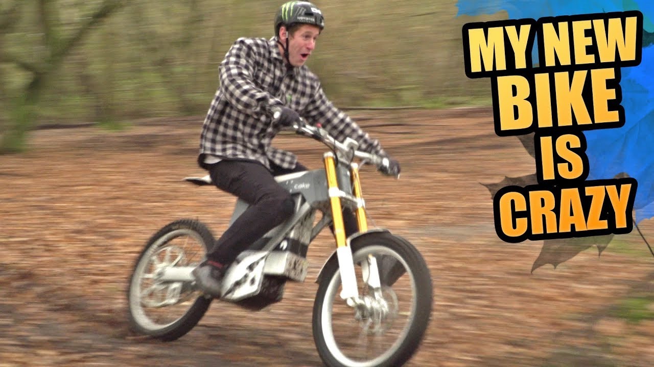 MY NEW BIKE IS CRAZY - ELECTRIC MOTOCROSS MTB HYBRID