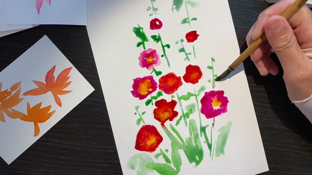Hardcore asmr - watercolor with humming