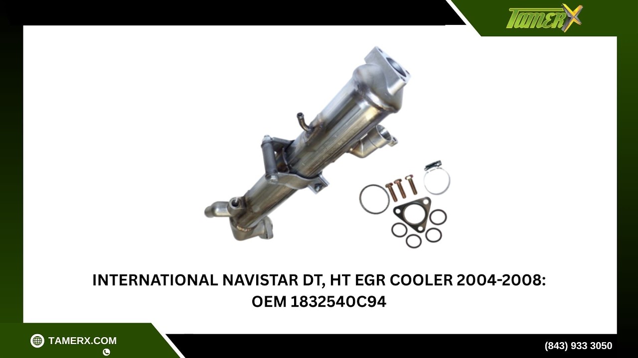 International Navistar DT, HT EGR Cooler 2004-2008: OEM 1832540C94