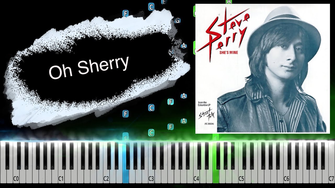 Steve Perry - Oh Sherry Piano Tutorial