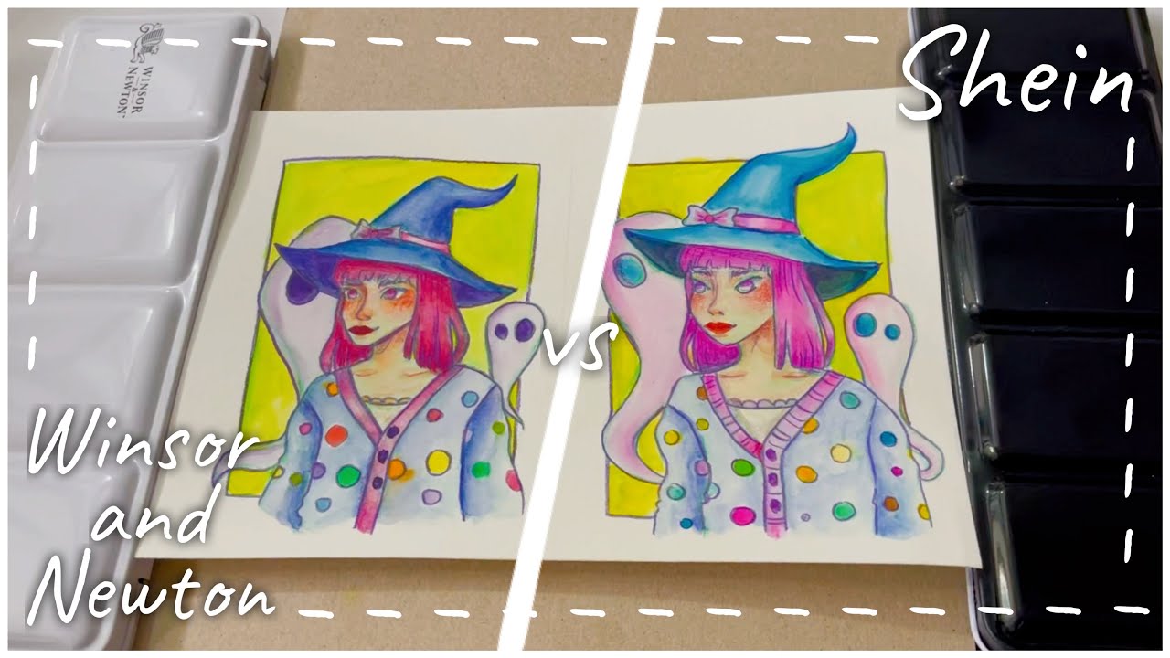 COTMAN vs SHEIN / Comparando Acuarelas baratas contra caras.