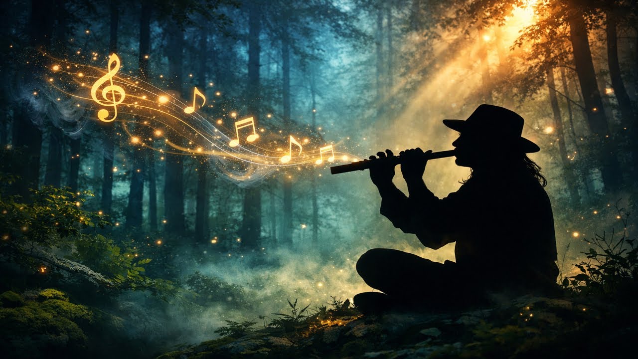 Música para meditar 10 minutos - Tocando flauta nativa en medio del bosque (Frecuencia 432Hz)