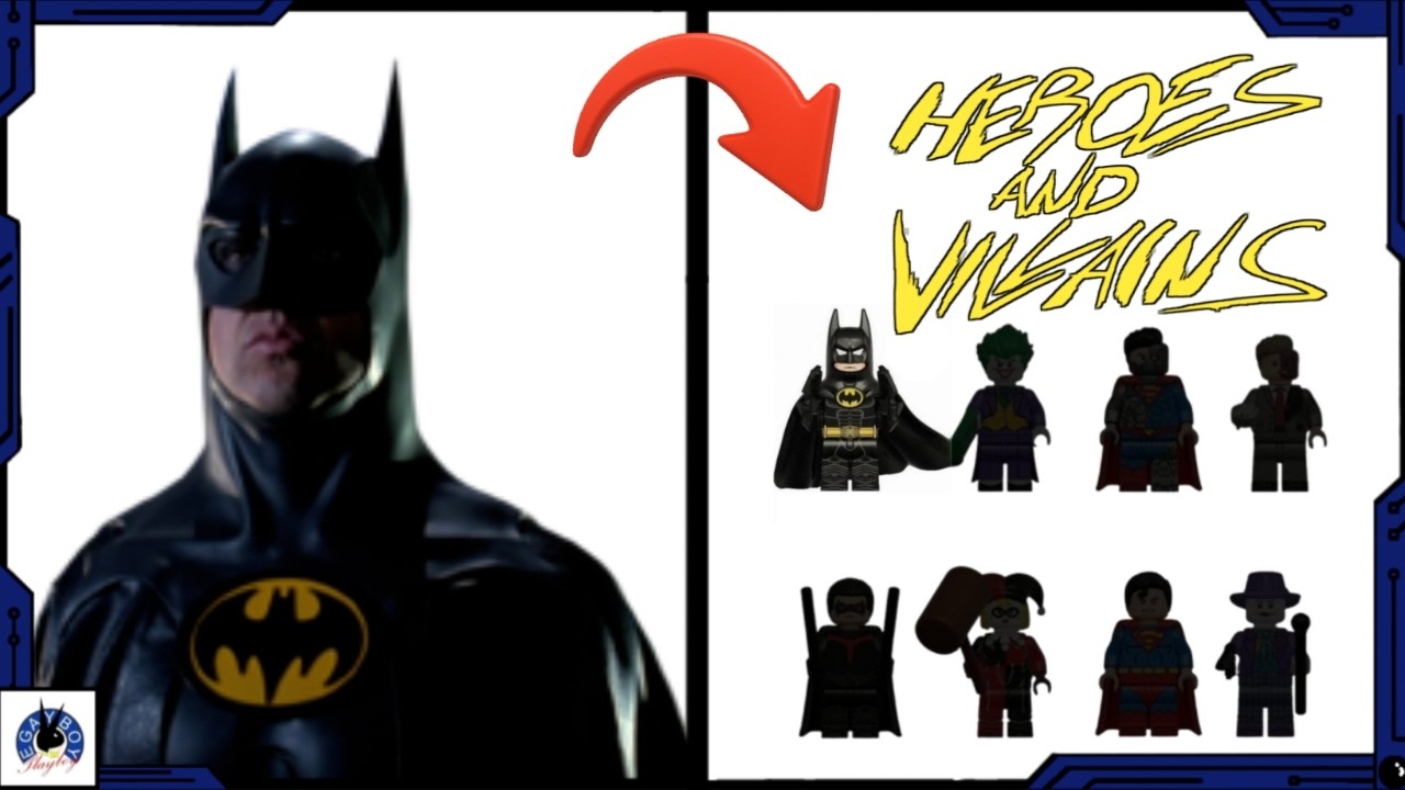 DC Superhero and Villain Minifigures | KDL851