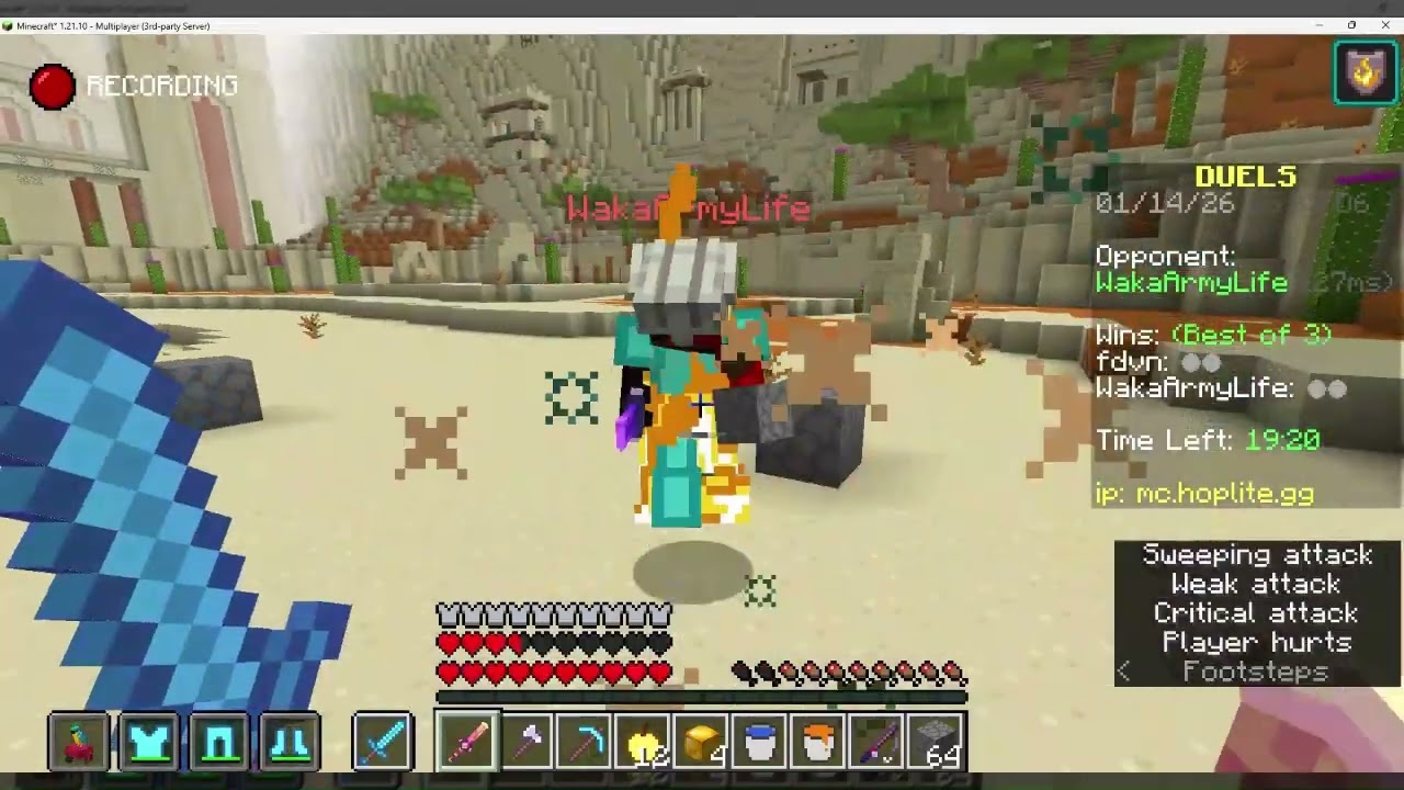 Some silent duels on hoplite but a noob is playing