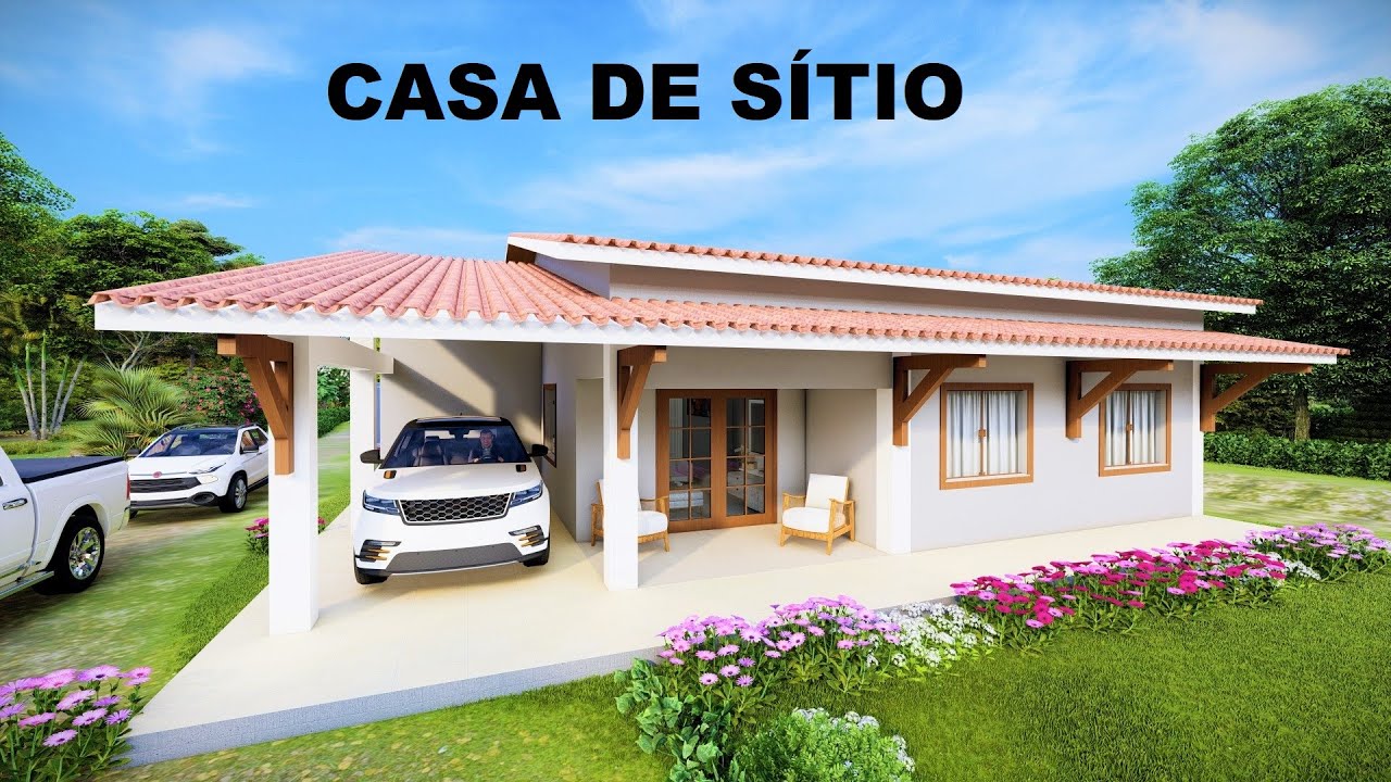 Casa de Campo - Compre o Projeto na Descrição - P372