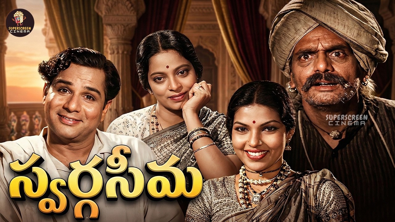 Swargaseema Telugu Full Movie | V. Nagayya Super Hit Classic Movie | Old Telugu Movies