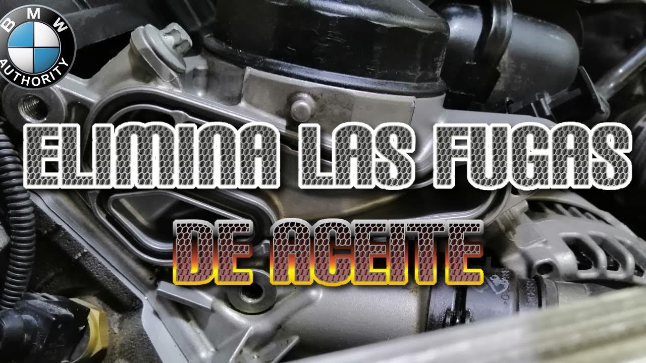 BMW - Como cambiar juntas de enfriador y base del filtro de aceite.
