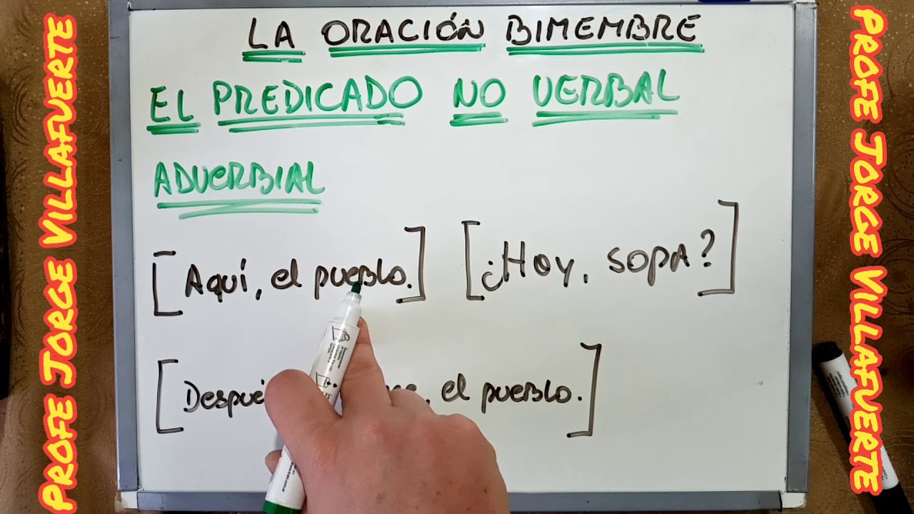 Gramática 3 - Oraciones Bimembres (Predicado)