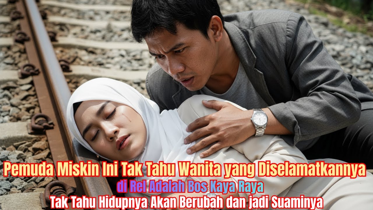 Pemuda Miskin Menolong Wanita Pingsan di Rel, Tak Disangka Dia BOS KAYA yang Akan Jadi Istrinya