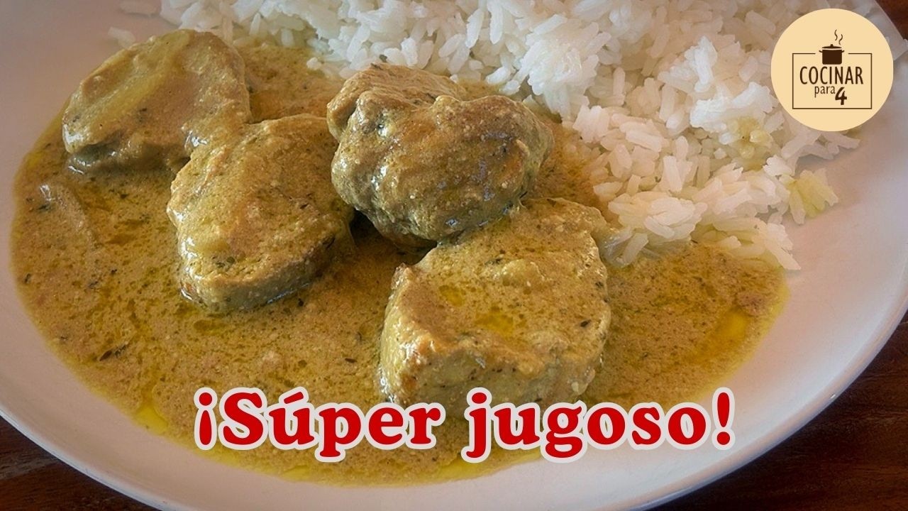 Solomillo de Cerdo al Curry Fácil y Cremoso | Receta en 20 Minutos