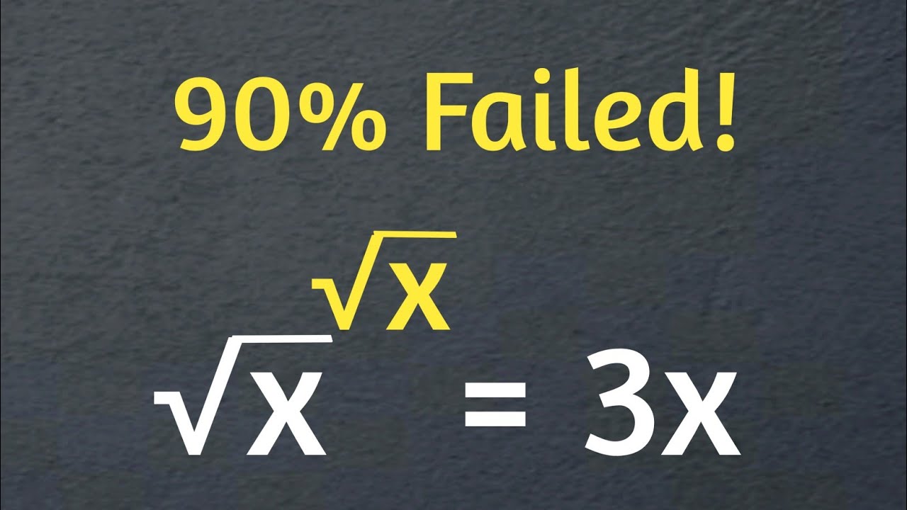 Math Olympiad | Hardest Math Problem in the World | Algebra Problem