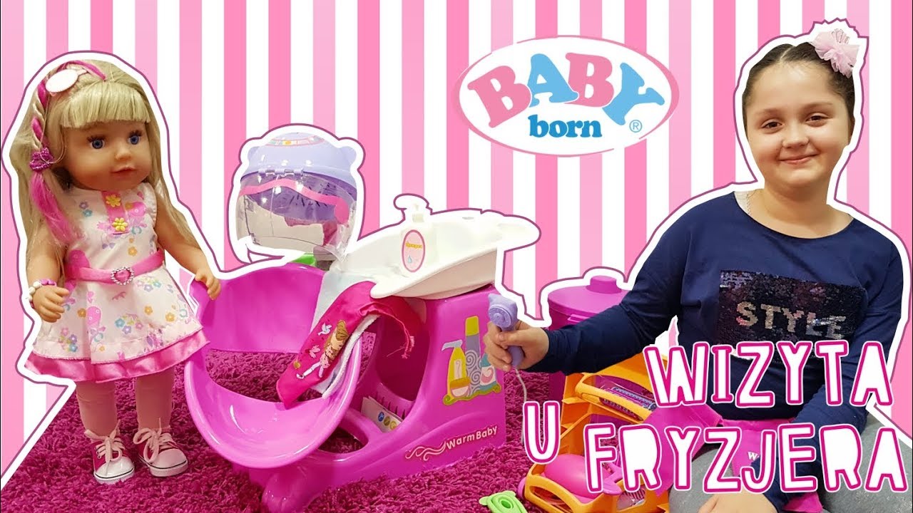 👶🏽 BABY BORN 💇 WIZYTA U FRYZJERA 🌸 CZY BĘDĘ MIAŁA RÓŻOWE WŁOSY?