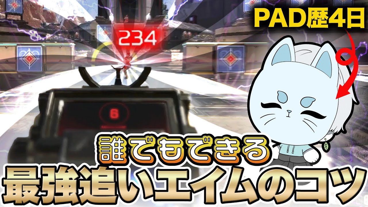 【超効率】PAD初心者でも神エイムになれる、追いエイムの最強練習法、コツを解説【APEX / エーペックスレジェンズ】