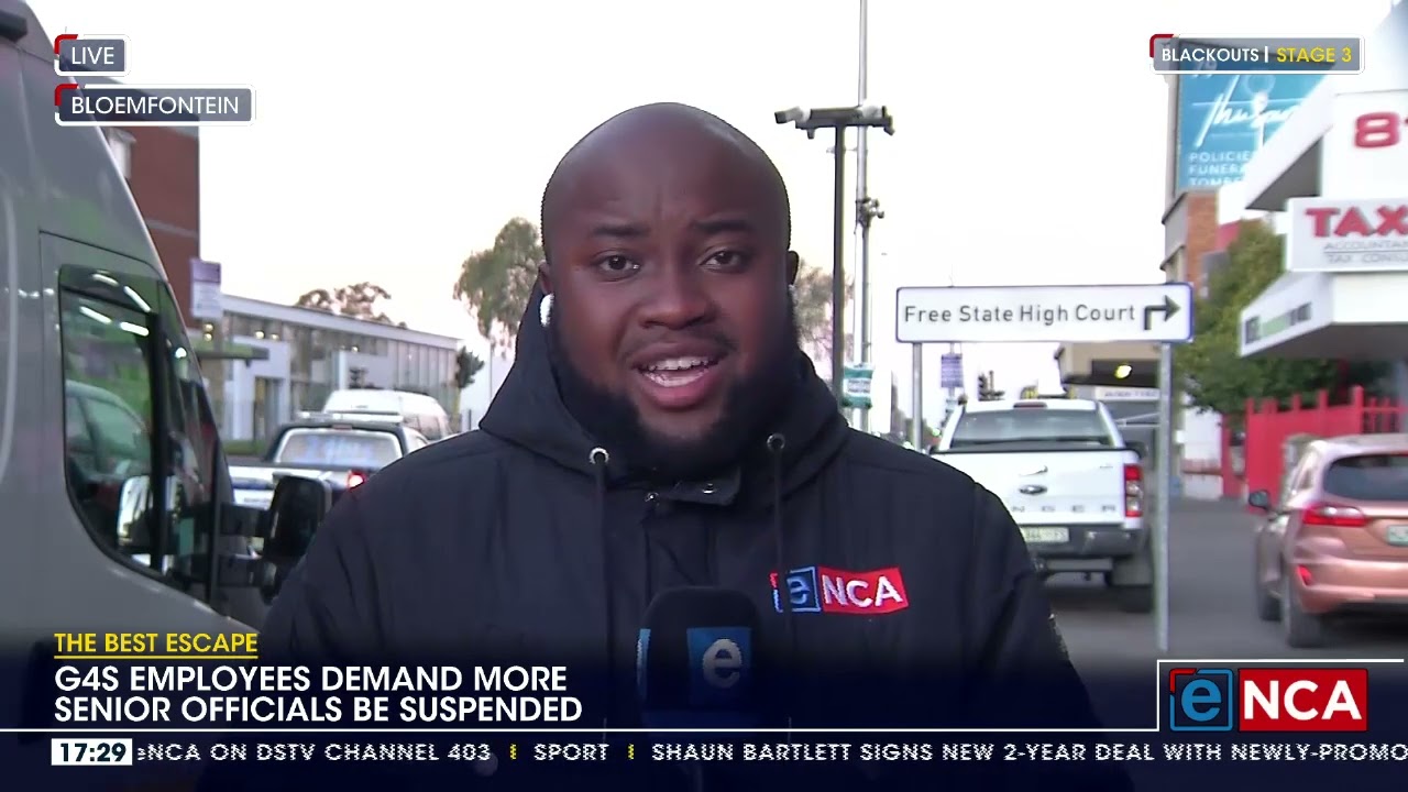 The Best Escape | G4S employees protest at Mangaung Correctional Centre