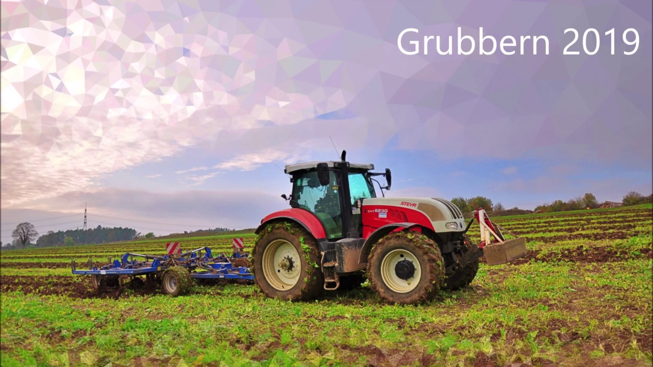 Grubbern 2019 mit Steyr CVT 6230 & Köckerling Quadro 460