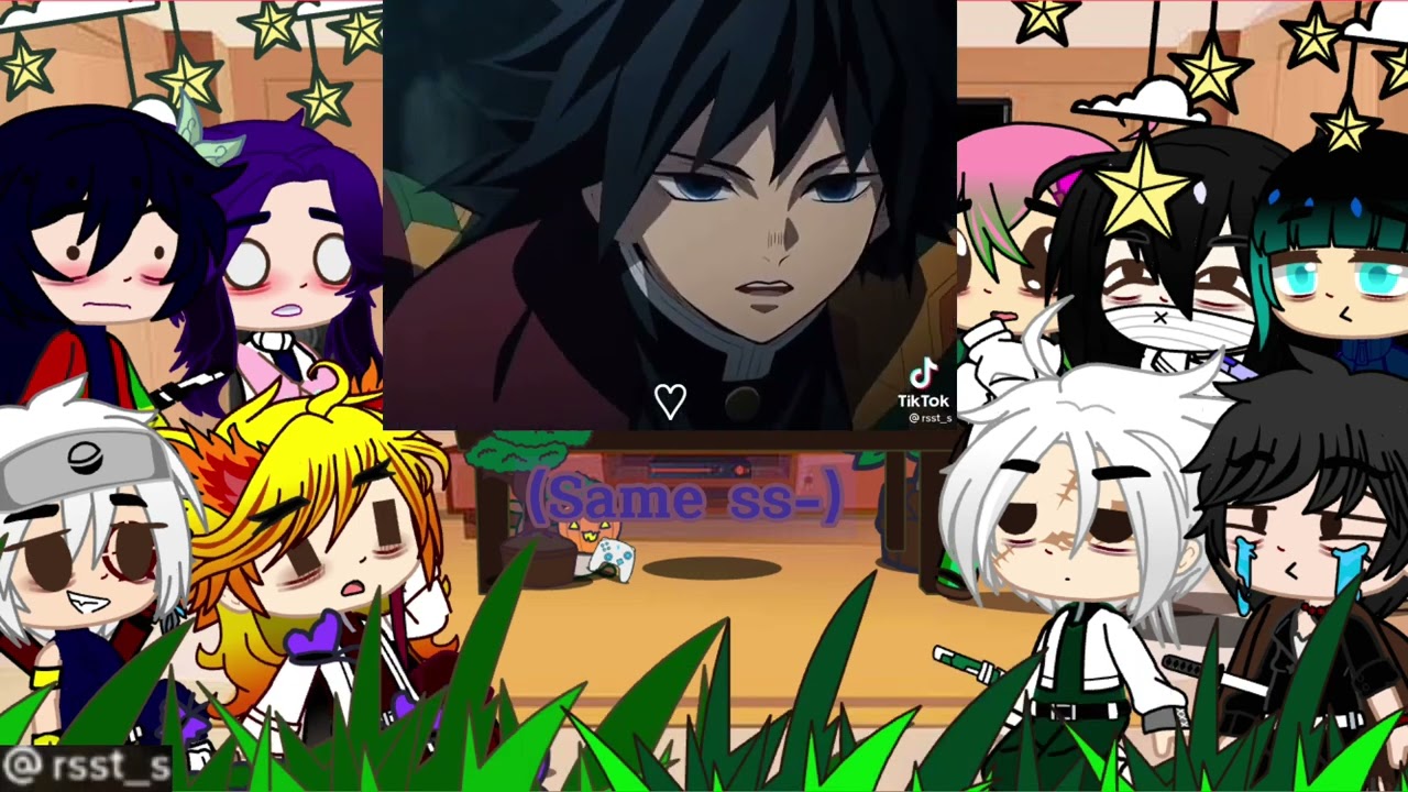 Hashiras react to Shinobu||GiyuShino||Spoilers