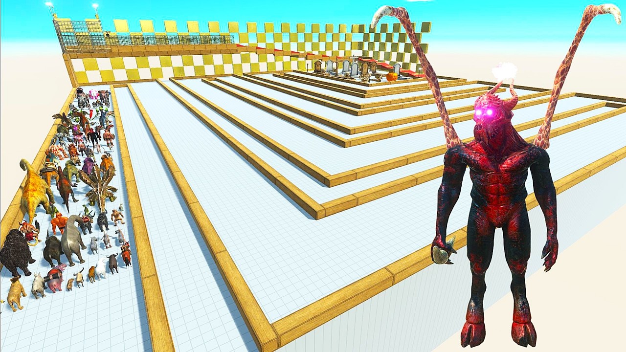 ESCAPE FROM ALIEN KOZAROG THE DEMON - Animal Revolt Battle Simulator - ARBS