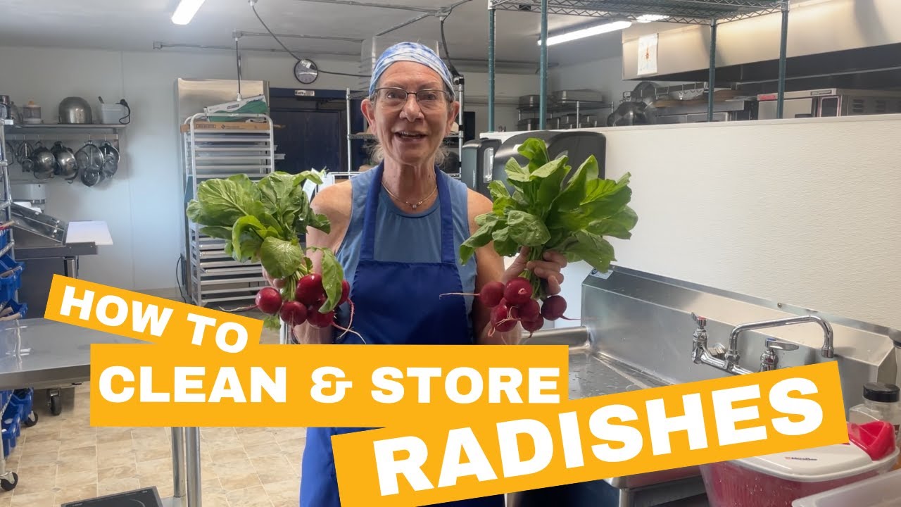 How to Clean & Store Radishes