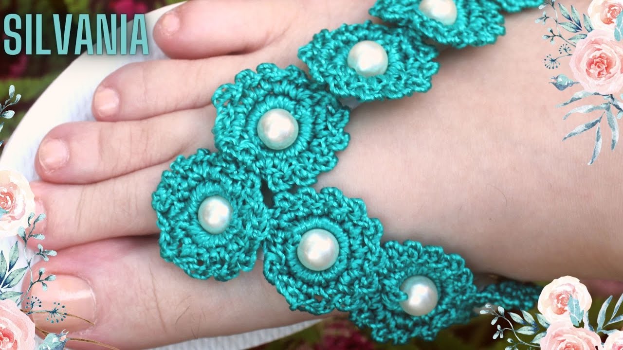 Chinelo decorado: Havaiana com crochet