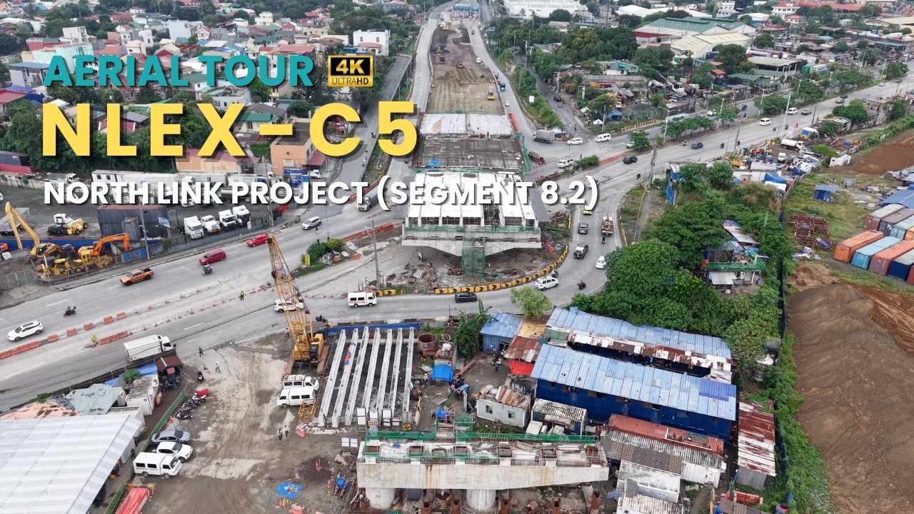Aerial Tour | Latest Update | NLEX-C5 North Link Project (Segment 8.2)