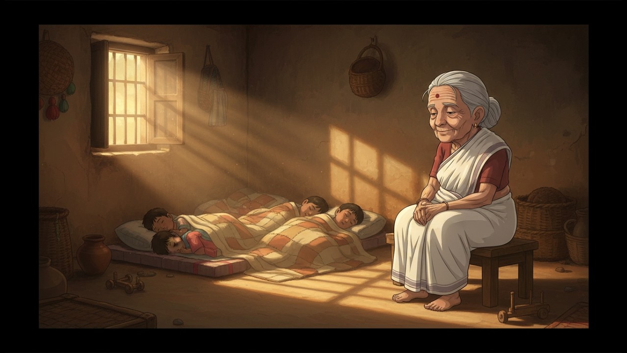 A Winter Night & Peaceful Morning in a Village Home | Cozy Ghibli ASMR