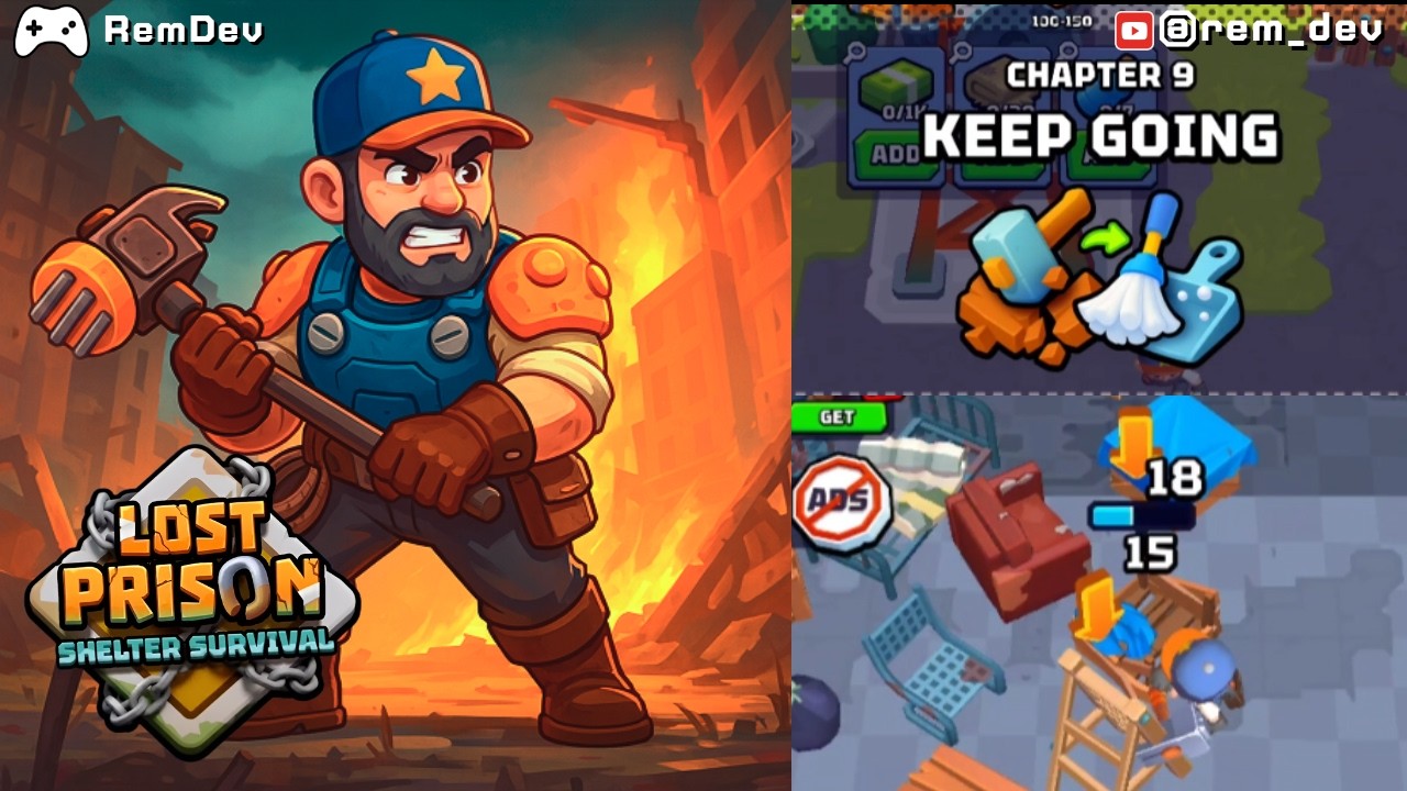 Lost Prison Shelter Survival Chapter 9 – Keep Going Gameplay Walkthrough (Android & iOS)
